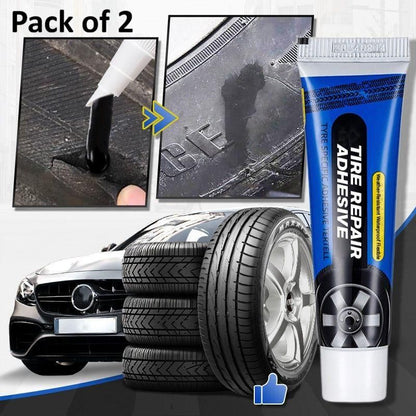 Waterproof Tire Repair Adhesive Pack of 2