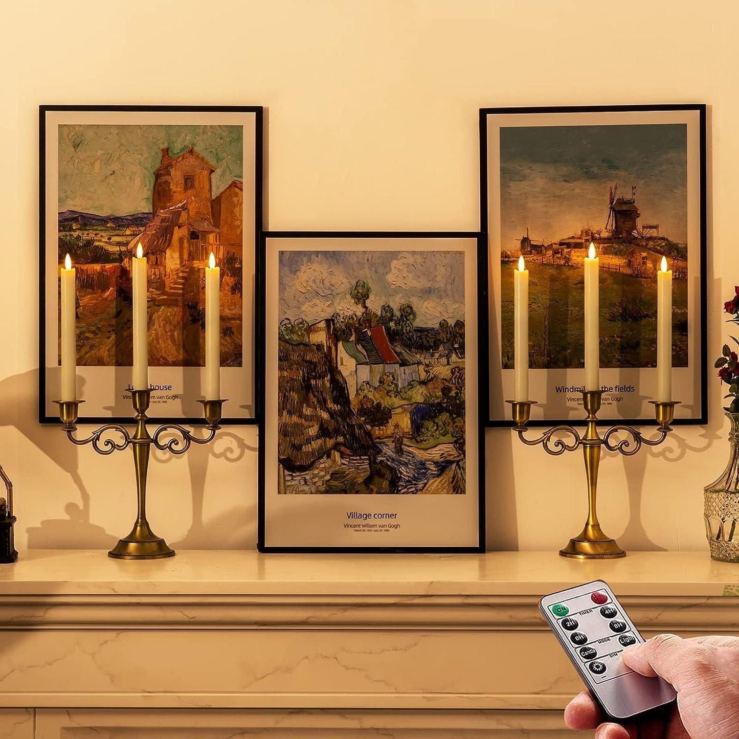 LED Candle with Remote 6pcs Set