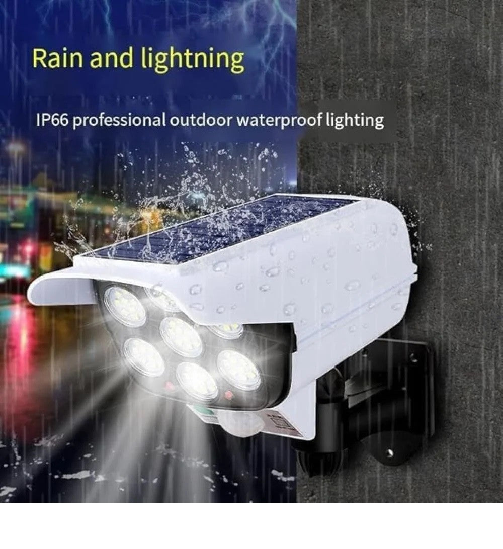 Solar CCTV-Style Security Light